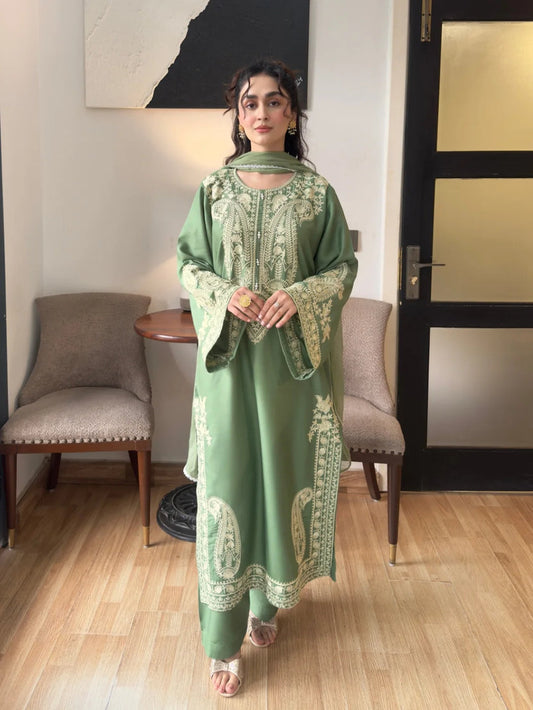Afreen embroidery 3pc