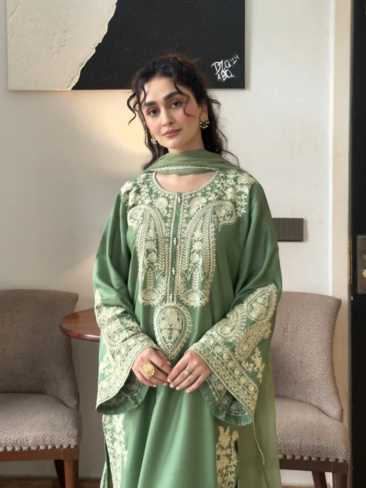 Afreen embroidery 3pc