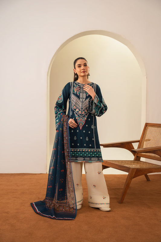 Sajjal embroidered 3pc